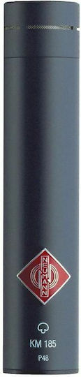 Neumann KM 185 Kondensator (Kleine Membran) Mikrofon XLR Stoßmontiert für Gesang Schwarz