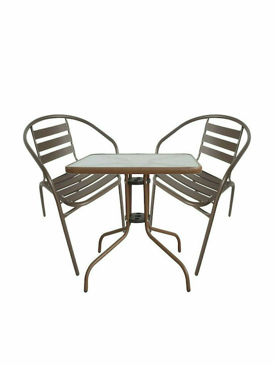 Set De dining pentru spații exterioare mici Mar...