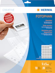 Herma Ζελατίνες Τύπου "Π" με Τρύπες 10τμχ Fotophan