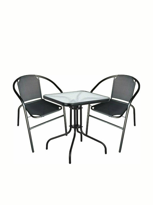 Set Sala De Mese Pentru Exterior Mars 3 Piese N...