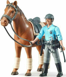 Bruder Miniature Toy Mounted Police Officer for 4+ Years Old 16.99cm (Various Designs/Assortments of Designs) 1pc