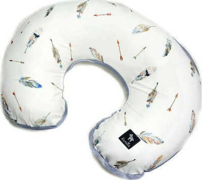 Lanila Nursing Pillow Velvet Grey 55cm