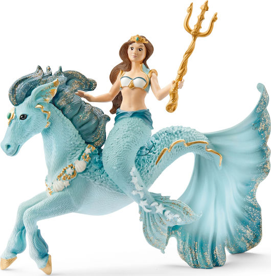 Schleich-S Mermaid Eyela On Underwater Horse για 5-12 Ετών