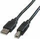 Roline 0.8m USB 2.0 Cable A-Male to B-Male (11.02.8808)
