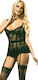 Erotica 20086 Corset Sexy Dantelă Negru