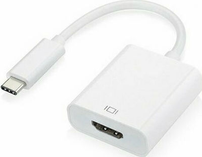 Konverter USB-C männlich zu HDMI weiblich Weiß (27783)