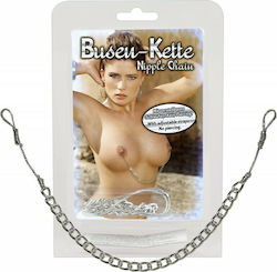 Cottelli Collection Nipple Chain Σφιγκτήρες Θηλών σε Ασημί Χρώμα