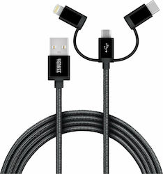 Yenkee YCU 400 USB към Lightning Type-C micro USB Кабел 1м
