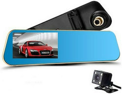 1080P Mirror Car DVR Set with Rear Camera, 7" Display with Clip