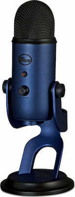 Blue Microphones Πυκνωτικό Μικρόφωνο USB Yeti Επιτραπέζιο Φωνής σε Μπλε Χρώμα