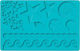 Wilton No Coating Silicone Chocolates Baking Pan Sea bottom 26.7x14.5cm