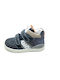 Biomecanics Kinder-Sneaker Hoch Anatomisch mit Klettverschluss Blau