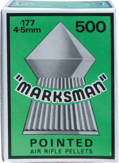 Marksman Pellets Luftgewehr 4.5mm 500pcs Airsoft BBs mit scharfer Spitze 500 Stück 1001661