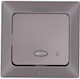 Eurolamp Knopf Glocke in Gray Farbe 152-12310