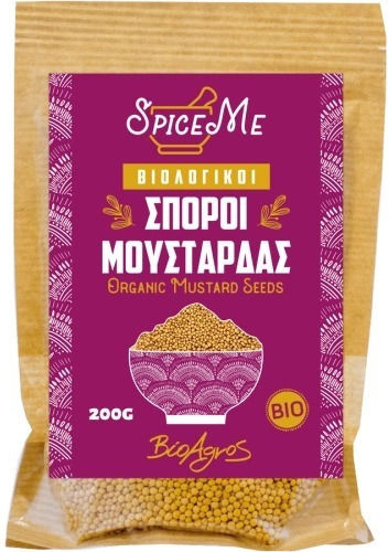 Βιο Αγρός Σιναπόσπορος Βιολογικό Σπόροι Μουστάρδας 200gr