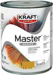 Kraft Master Basics Plastic Paint for Interior Use Ώχρα 180ml