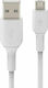 Belkin Regular USB 2.0 spre micro USB Cablu Alb 1m (CAB005bt1MWH) 1buc