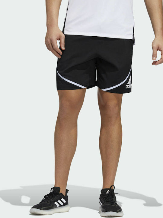 adidas Primeblue Αθλητική Ανδρική Βερμούδα Μαύρη