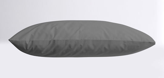 Sunshine Menta Σετ Μαξιλαροθήκες με Φάσα Dark Grey 19 50x70εκ.