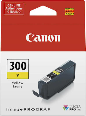 Canon PFI-300 InkJet Printer Ink Yellow (4196C001)