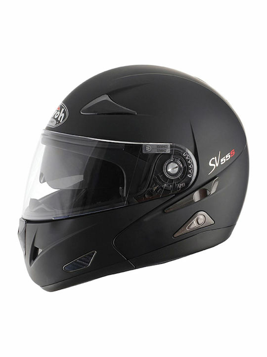 Airoh Negro Casco Airoh Abatible Airoh Specktre Plain Motorcycle Helmet Black: Modular Style Airoh Negro Casco Airoh Abatible Airoh Specktre Plain Motorcycle Helmet Black: Modular Style