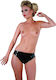 LateX Klassische Latex-Slips Unterwäsche Latex Schwarz
