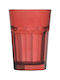 Uniglass Marocco Glass Water made of Glass in Red Color 350ml