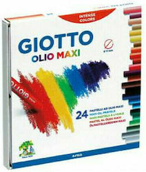 Giotto Λαδοπαστέλ Olio Maxi 24 Χρωμάτων