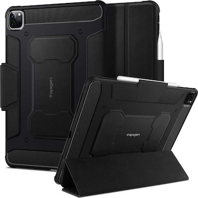 Spigen Rugged Armor Pro Flip Cover Silicone Durable Black (iPad Pro 2020 11" / iPad Pro 2018 11" / iPad Pro 2021 11") ACS01024