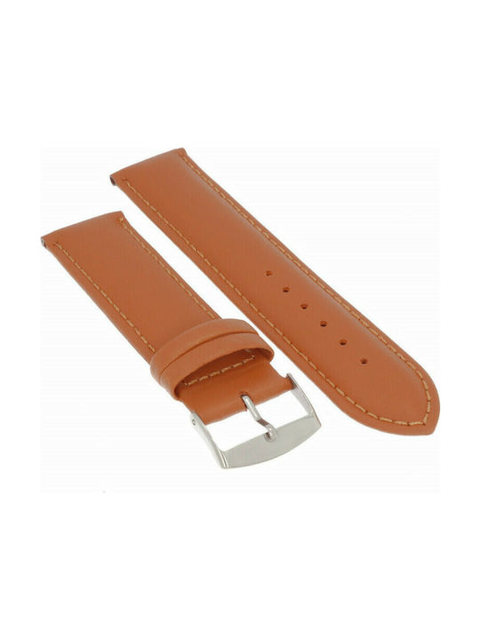 Diloy Straps Curea din piele Tabac maro 24mm