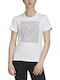Adidas Adi Heart Damen Sportlich T-shirt Weiß