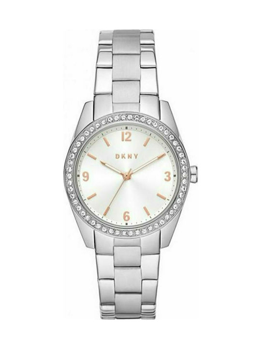 DKNY Nolita Watch with Silver Metal Bracelet