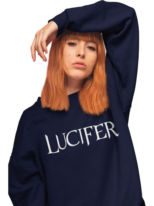 Lucifer Sweatshirt Color Navy blue