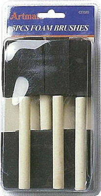 Artmate Sponge/Stippler Paint Brush Set Πινέλα Σφουγγάρια Σετ 5pcs