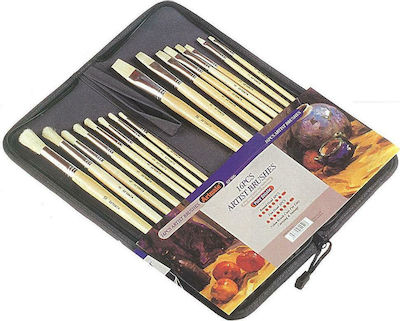 Artmate Set Pensule de Pictură 16buc 25648