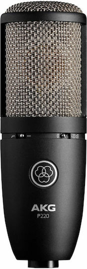 AKG Perception 220 Condenser Microphone Shock Mounted for Vocals