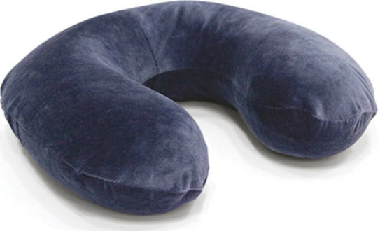 Vita Orthopaedics Round Shape Μαξιλαράκι Ταξιδίου Memory Foam Μπλε