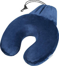 Samsonite Memory Foam Travel Pillow with Carrying Case 27x26x8cm Blue