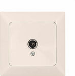 Eurolamp TV Antenna Socket Terminal in Beige color 152-16109