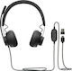 Logitech Zone Wired On Ear Multimedia Headphone with Microphone USB-C / USB-A Gray