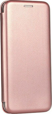 Synthetic Leather Book Rose Gold (Galaxy A21s)