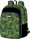 Gim Fortnite Camouflage School Bag Backpack Junior High-High School Green with Water bottle holder 258157