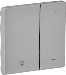 Legrand Valena Life Dimmer Switch Front Double in Silver Color 754892