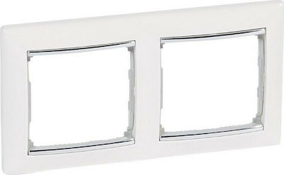 Legrand Valena Horizontal Switch Frame 2-Slots White 770492