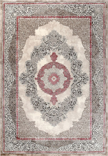 Tzikas Carpets Elements Σετ Χαλιά Κρεβατοκάμαρας Elements Γκρι-ροζ 159-0-355-33116-955 2τμχ
