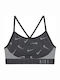 Nike Indy Seamless Bustieră pentru copii Dri-Fit Gri
