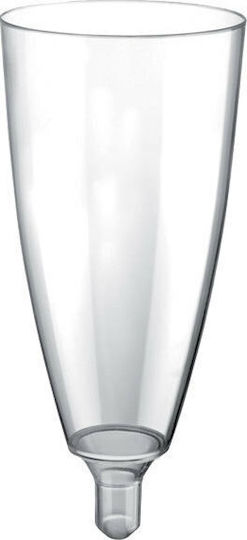 Goldplast Poolglas ohne Basis 100ml aus PS Kunststoff Sommelier 2775 20Stück