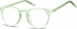 Sunoptic Acetate Green Prescription Eyeglass Frames