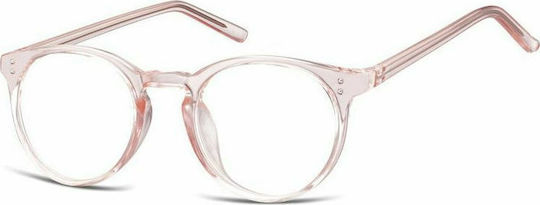 Sunoptic Plastic Eyeglass Frame Pink CP123C