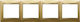 Legrand Valena Switch Frame 4 Positions Vertical and Horizontal Installation in Gold Color 770304